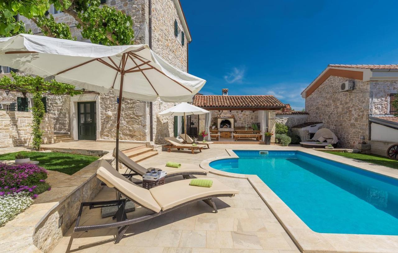 Dračevac Beautiful Stone House - Villa Parentium With Private Pool מראה חיצוני תמונה